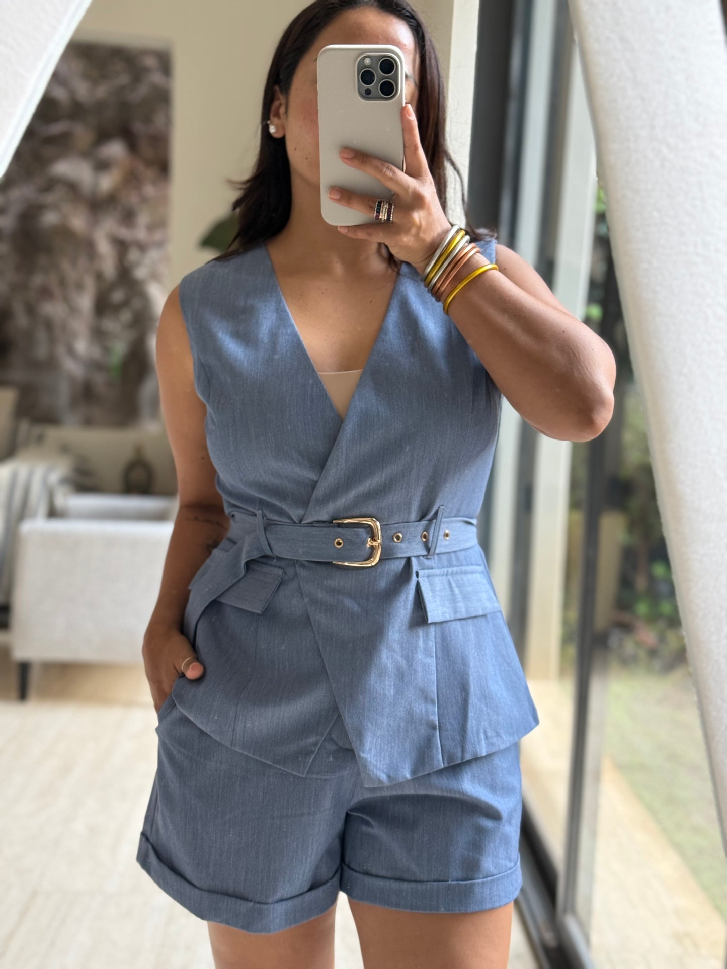SET CHALECO/SHORT