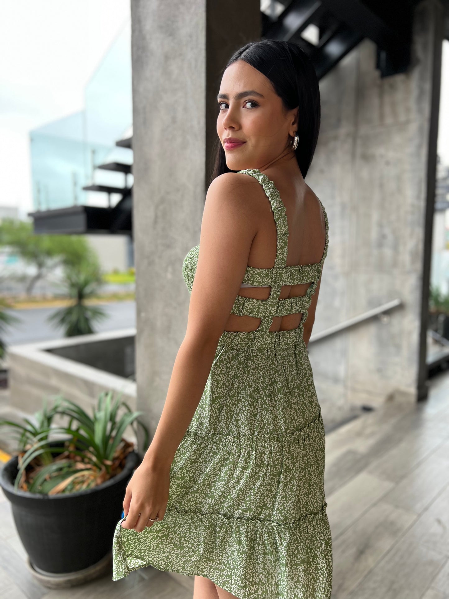 VESTIDO RESORTE FLORES