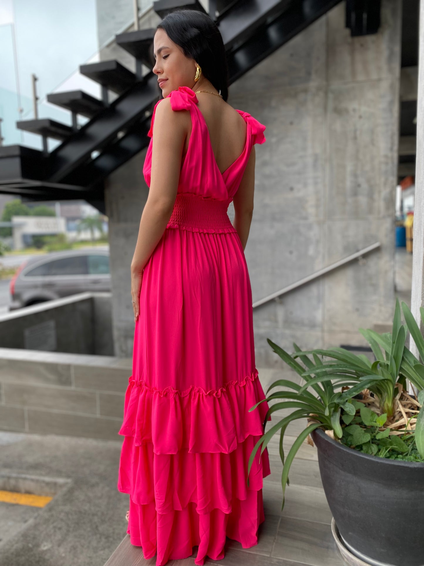 VESTIDO HOT PINK