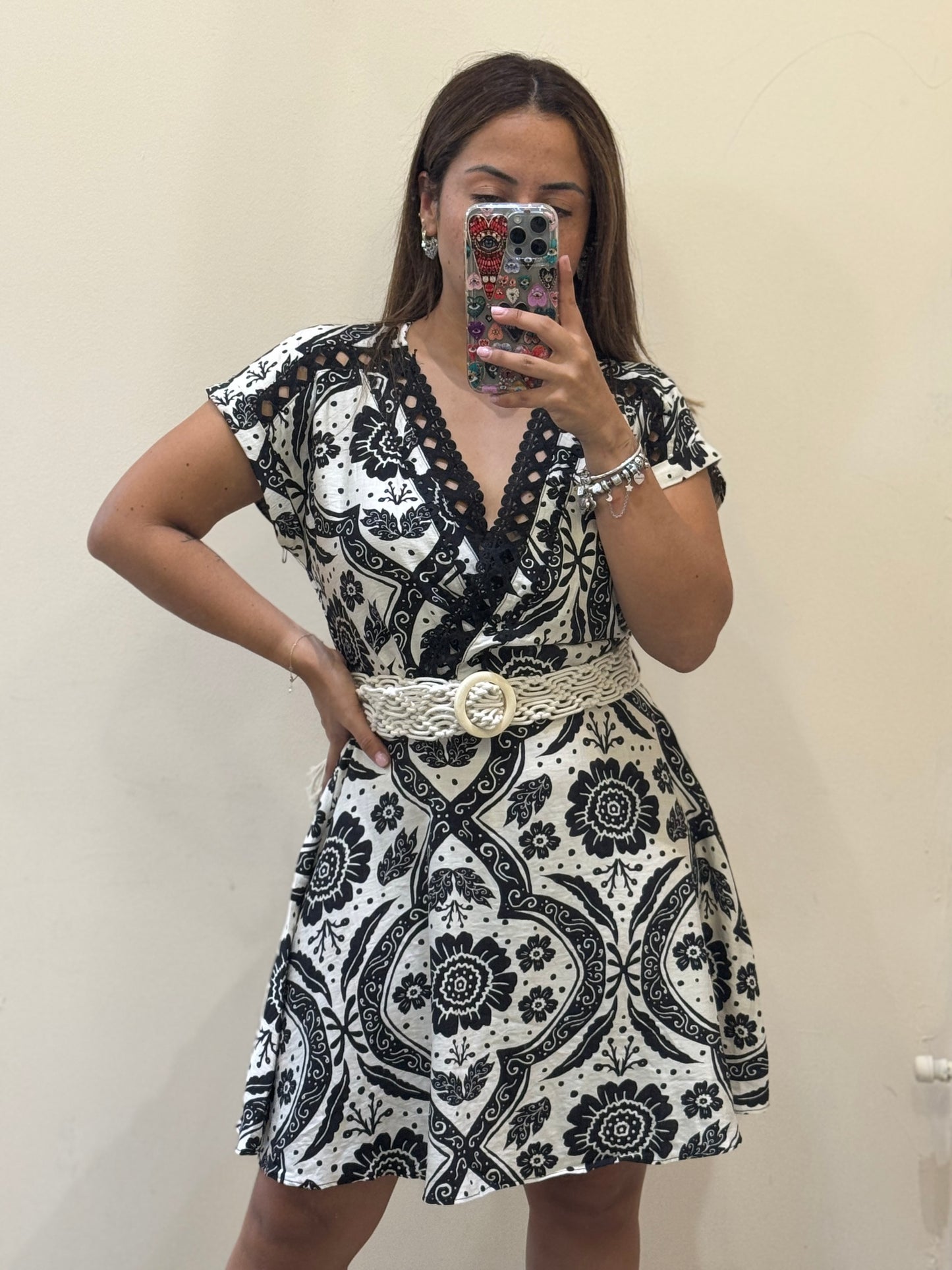 VESTIDO VERANO FORMAS CON CINTURON