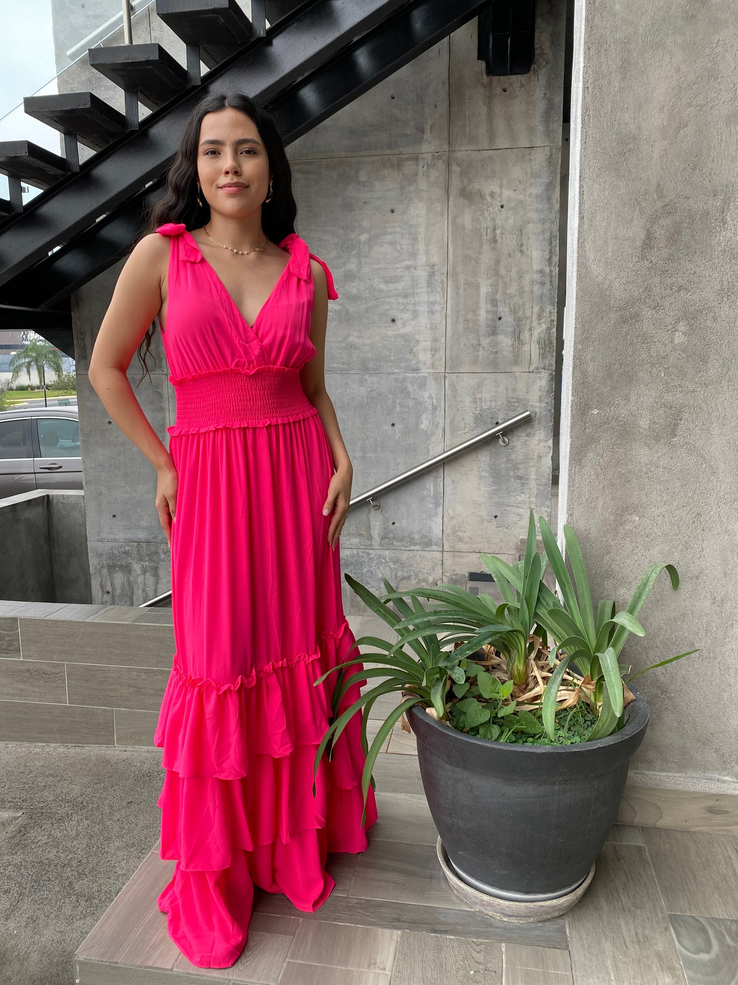 VESTIDO HOT PINK
