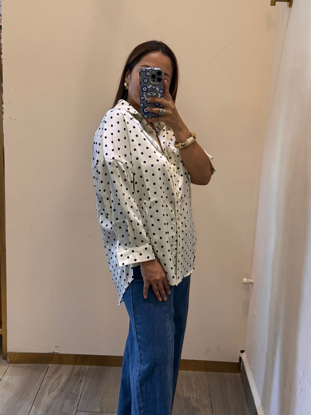 CAMISA LUNARES PEQUEÑOS