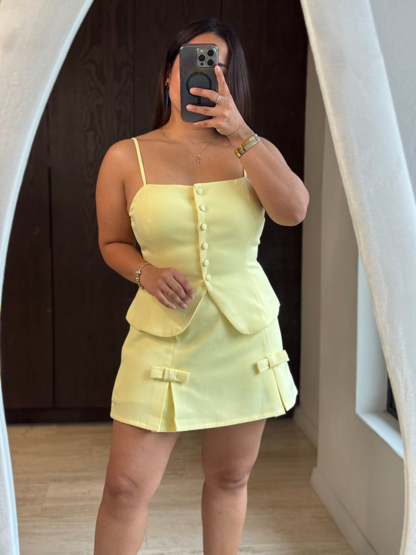 SET TOP ESTILO CHALECO