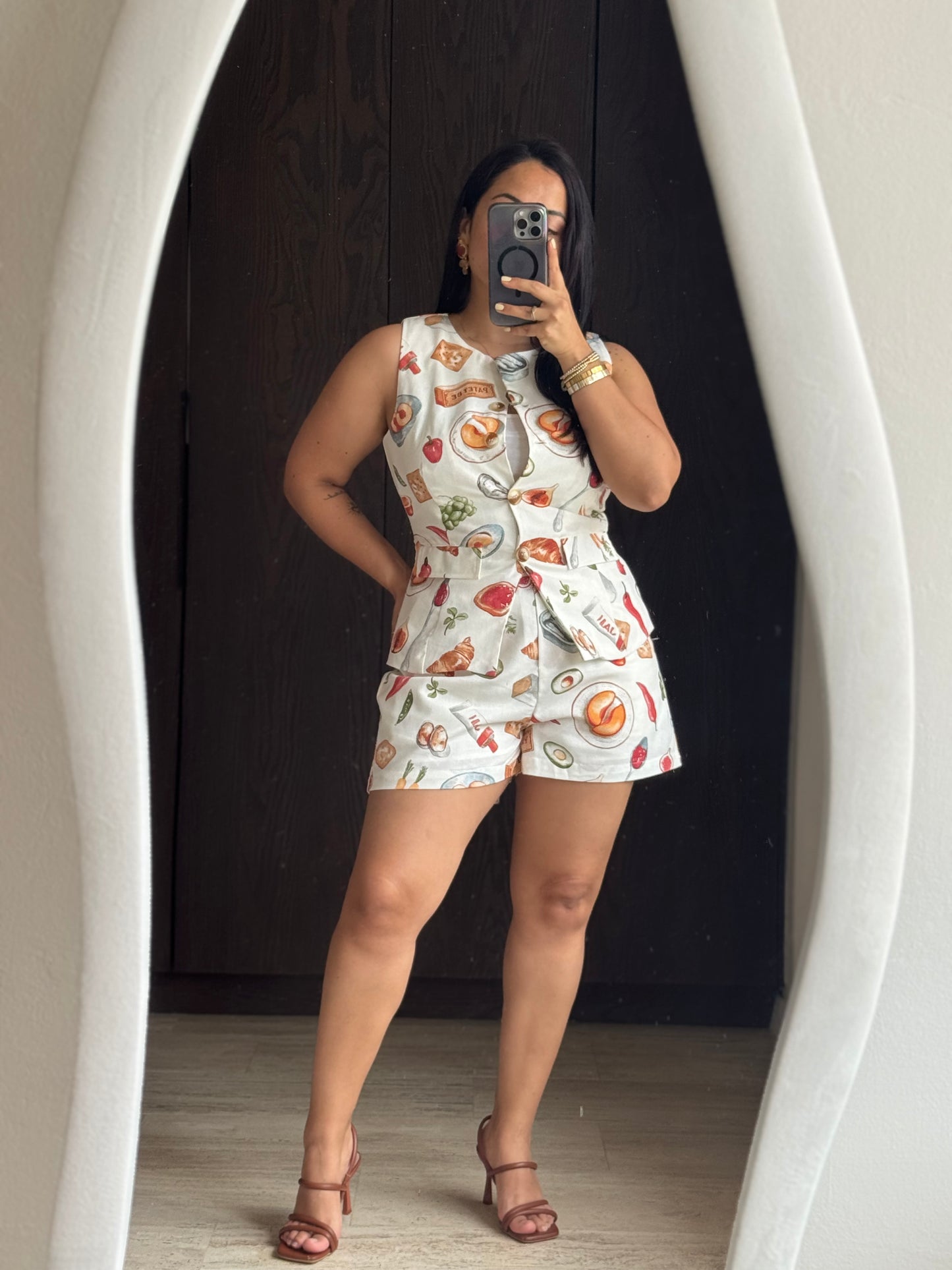 CHALECO ESTAMPADO DESAYUNO