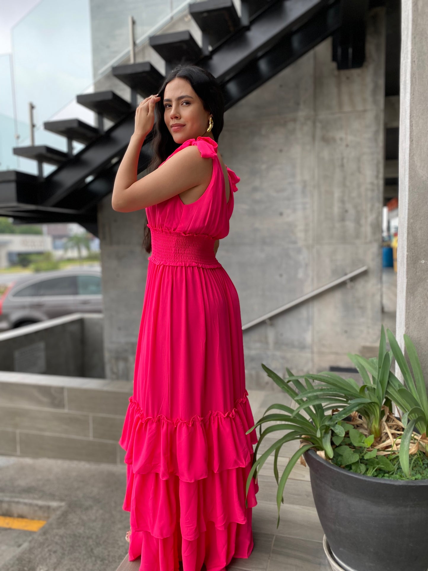 VESTIDO HOT PINK