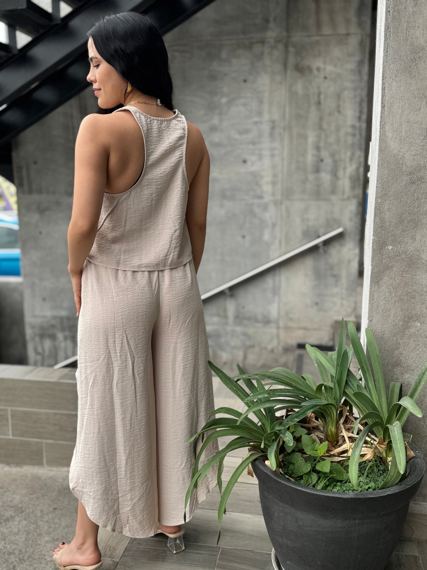 SET MANGA SISA BEIGE