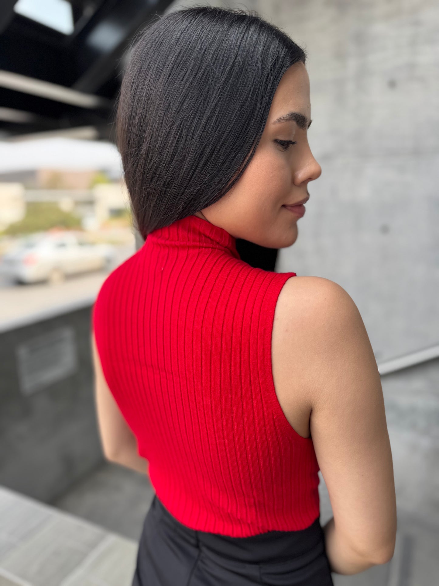 BLUSA BÁSICA CUELLO HALTER
