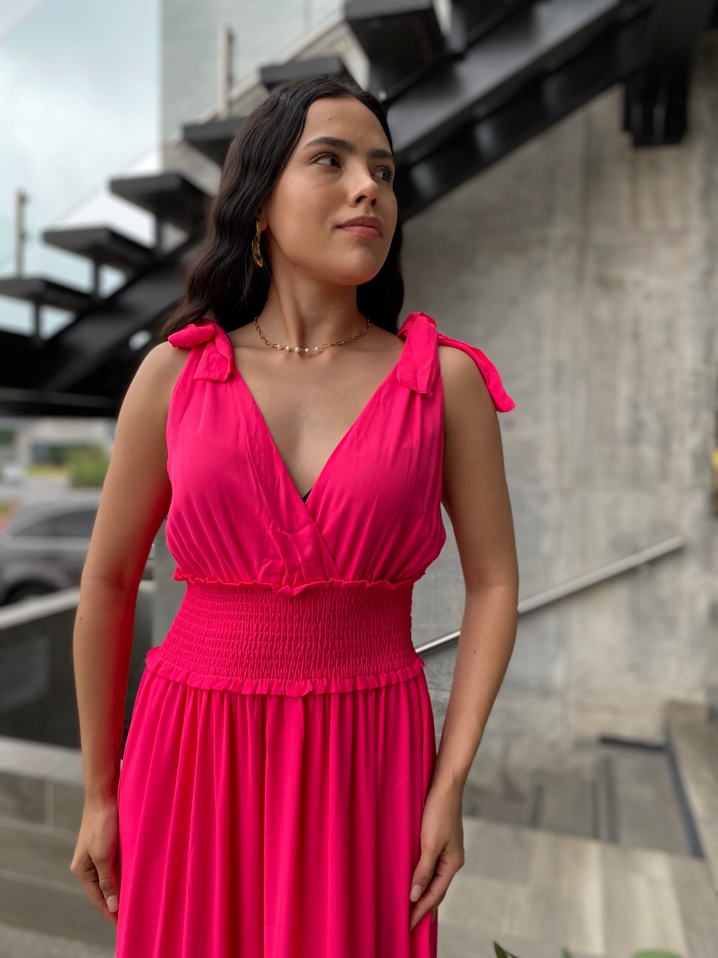 VESTIDO HOT PINK