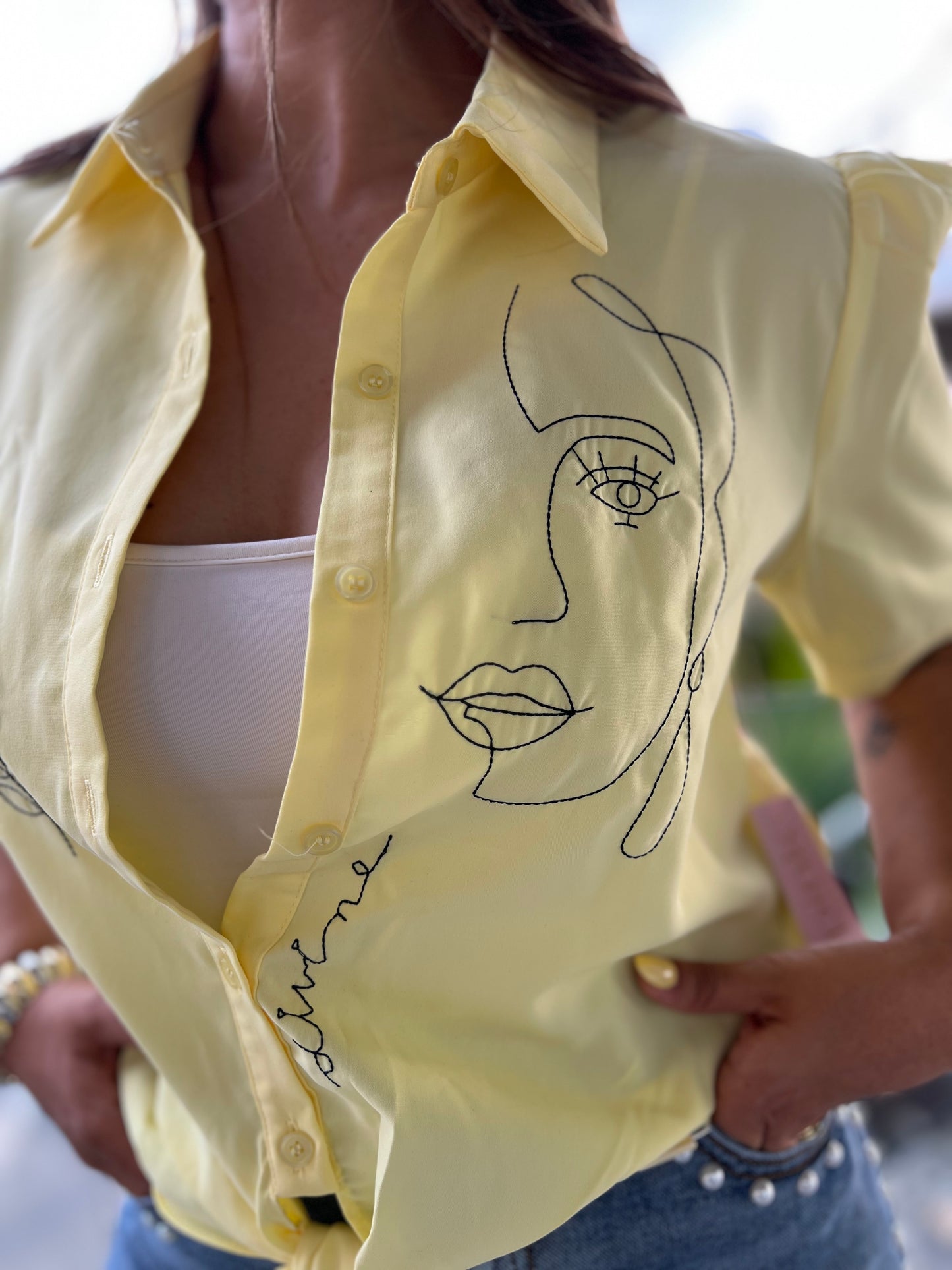 BLUSA CARA BORDADA