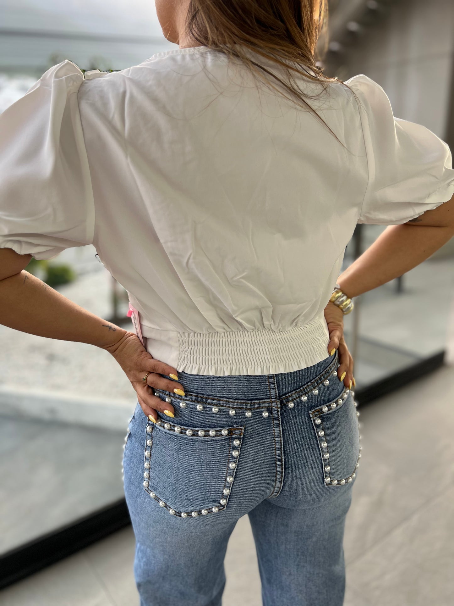 BLUSA BORDADO ROJO