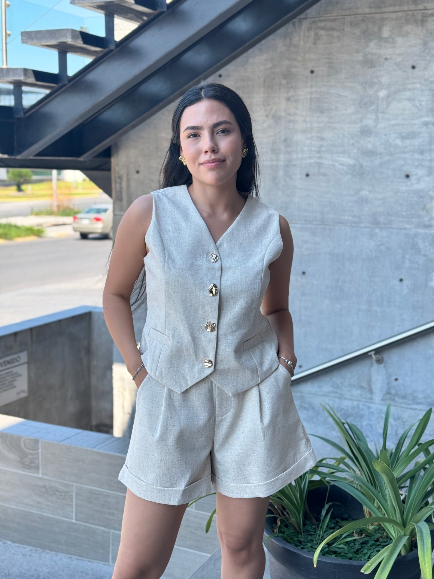 SET CHALECO/SHORT