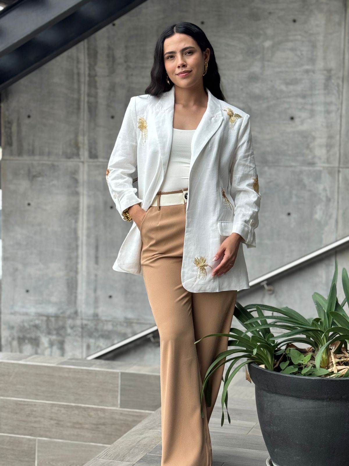 BLAZER FLOR BRILLOS