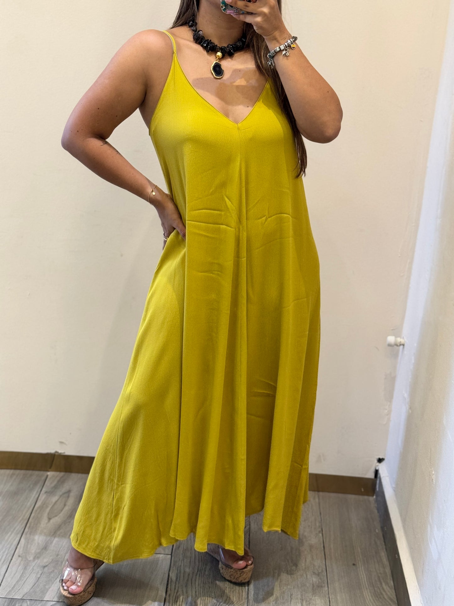 VESTIDO VERANO VERDE