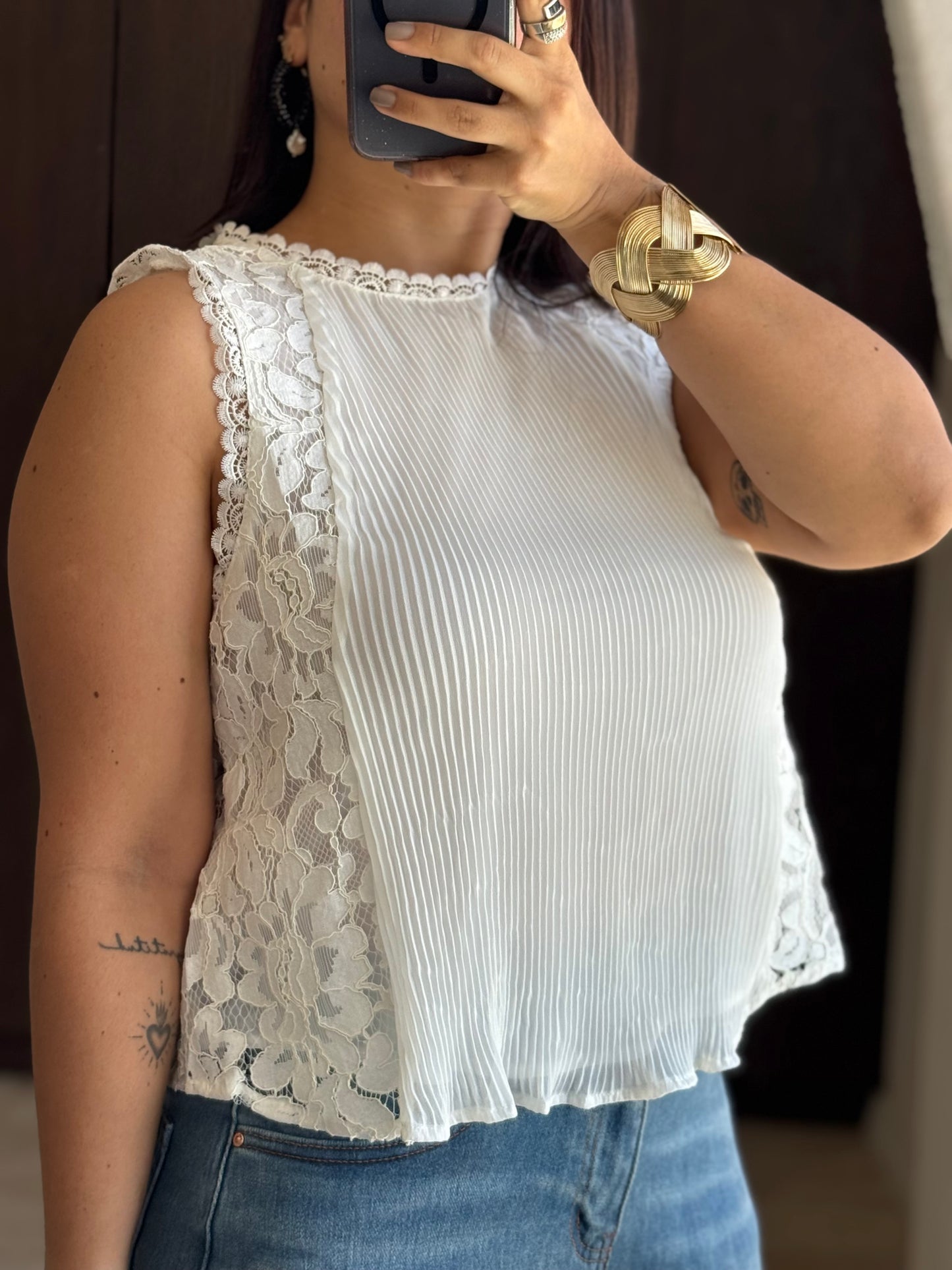 BLUSA ENCAJE ESPALDA