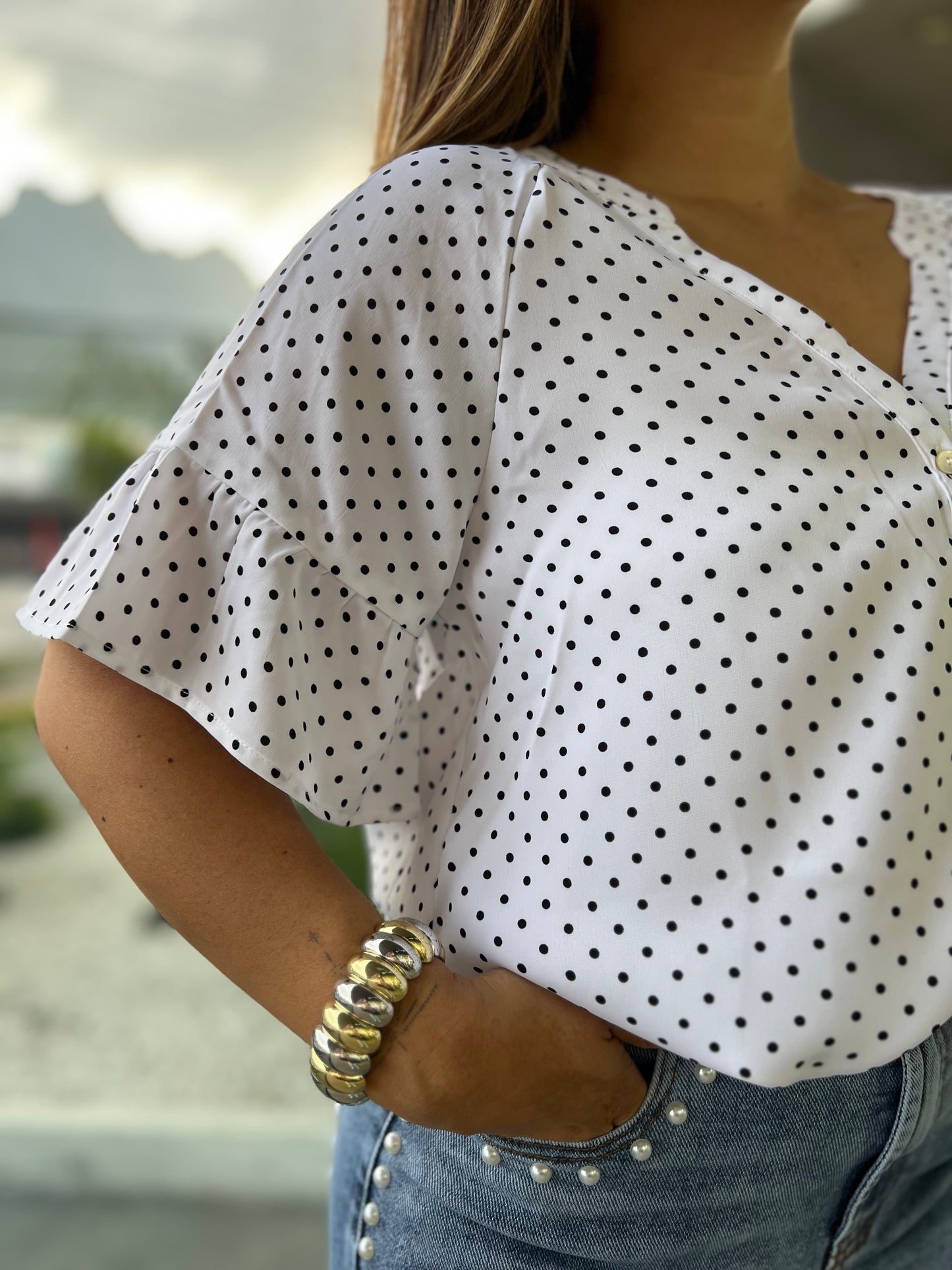 BLUSA BOLITAS