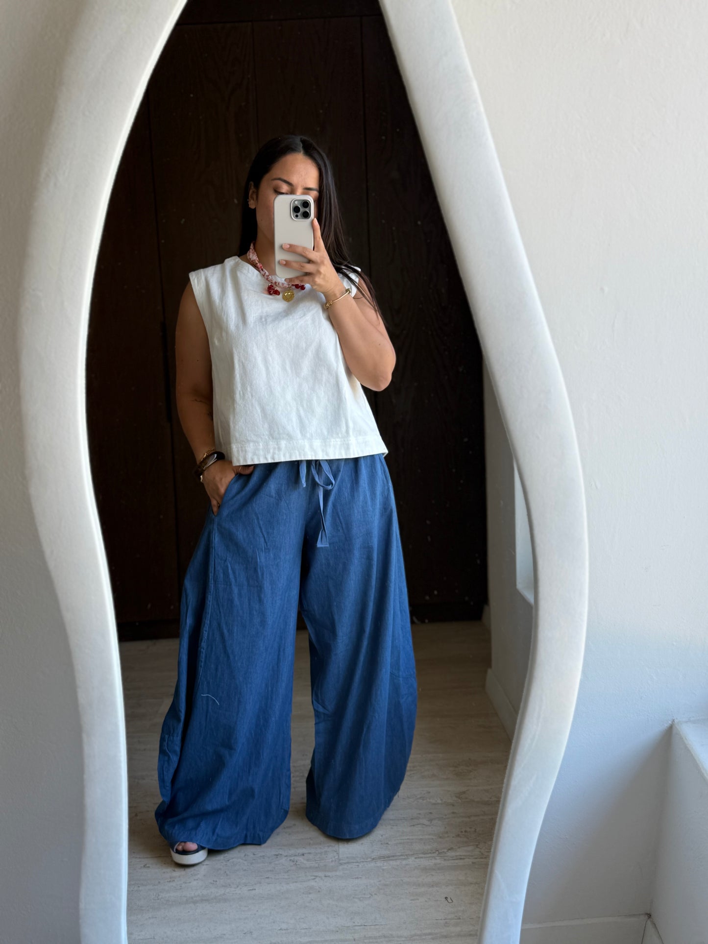 BLUSA MEZCLILLA BOX