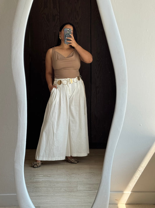 PANTALON DE LINO