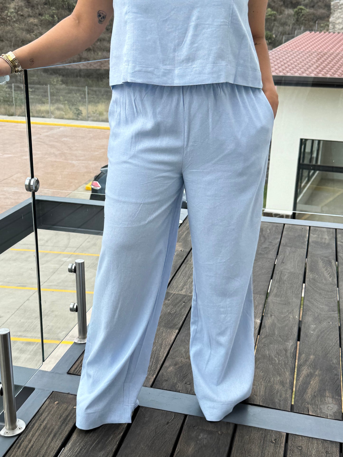 PANTALON LIGERO LINO
