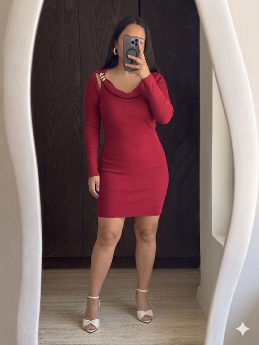 VESTIDO CUELLO CAIDO