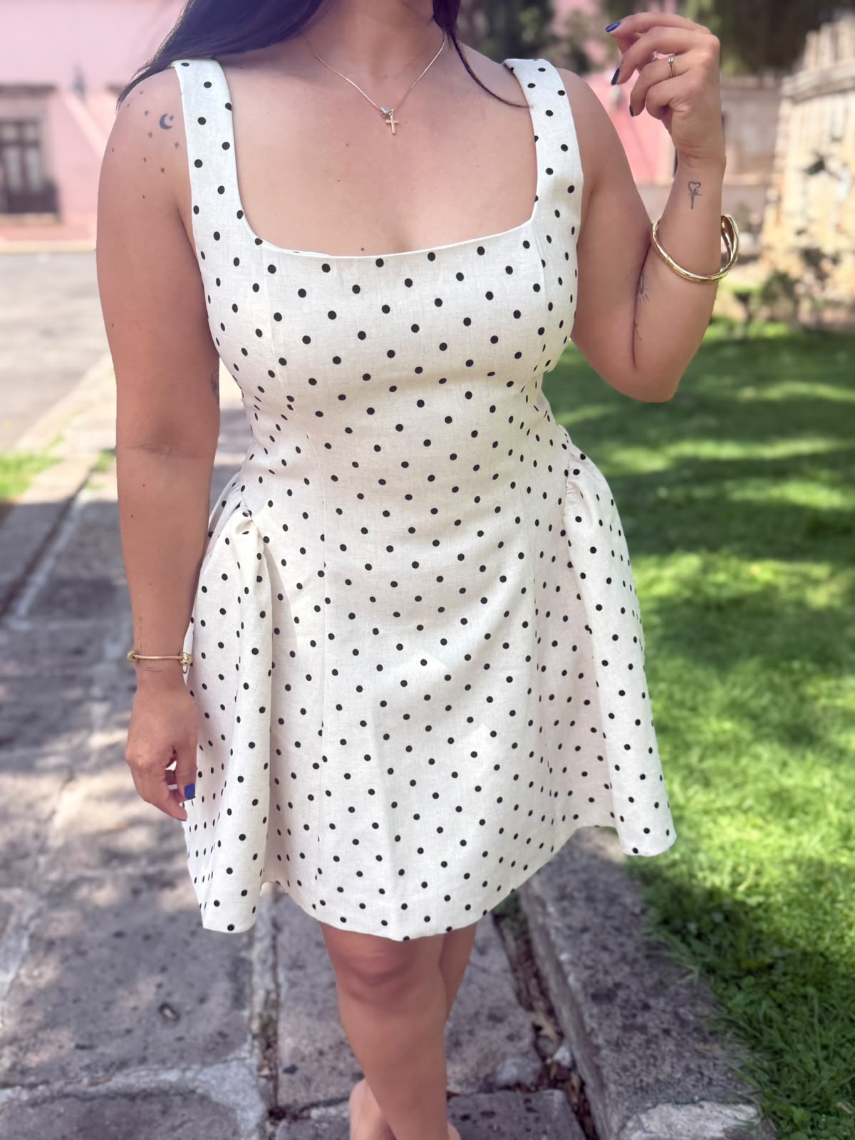 VESTIDO LINO POLKA