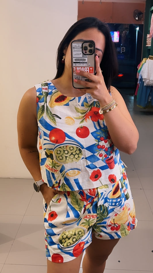 BLUSA ESTAMPADO FRUTAS