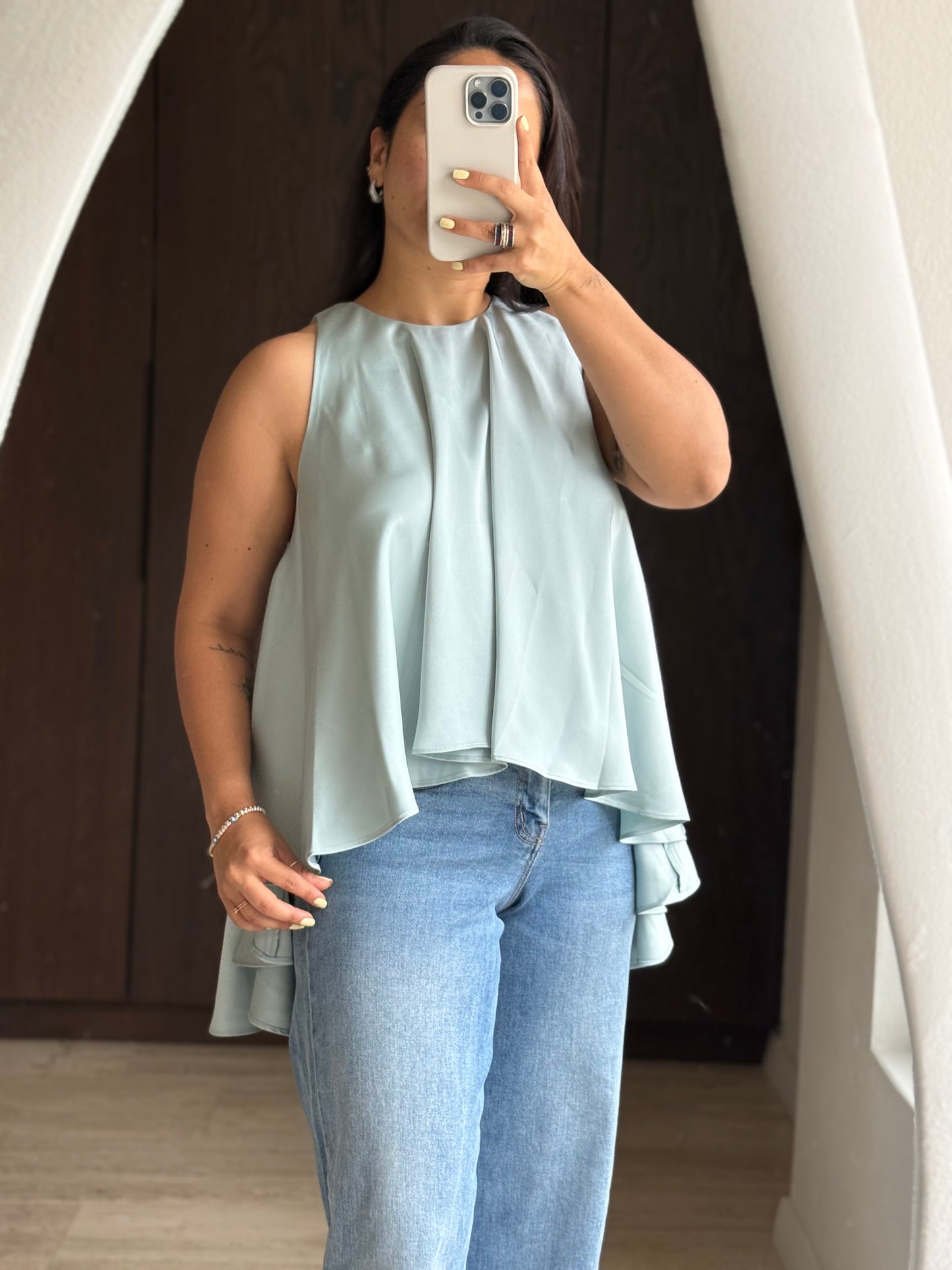 BLUSA SEDA COLA