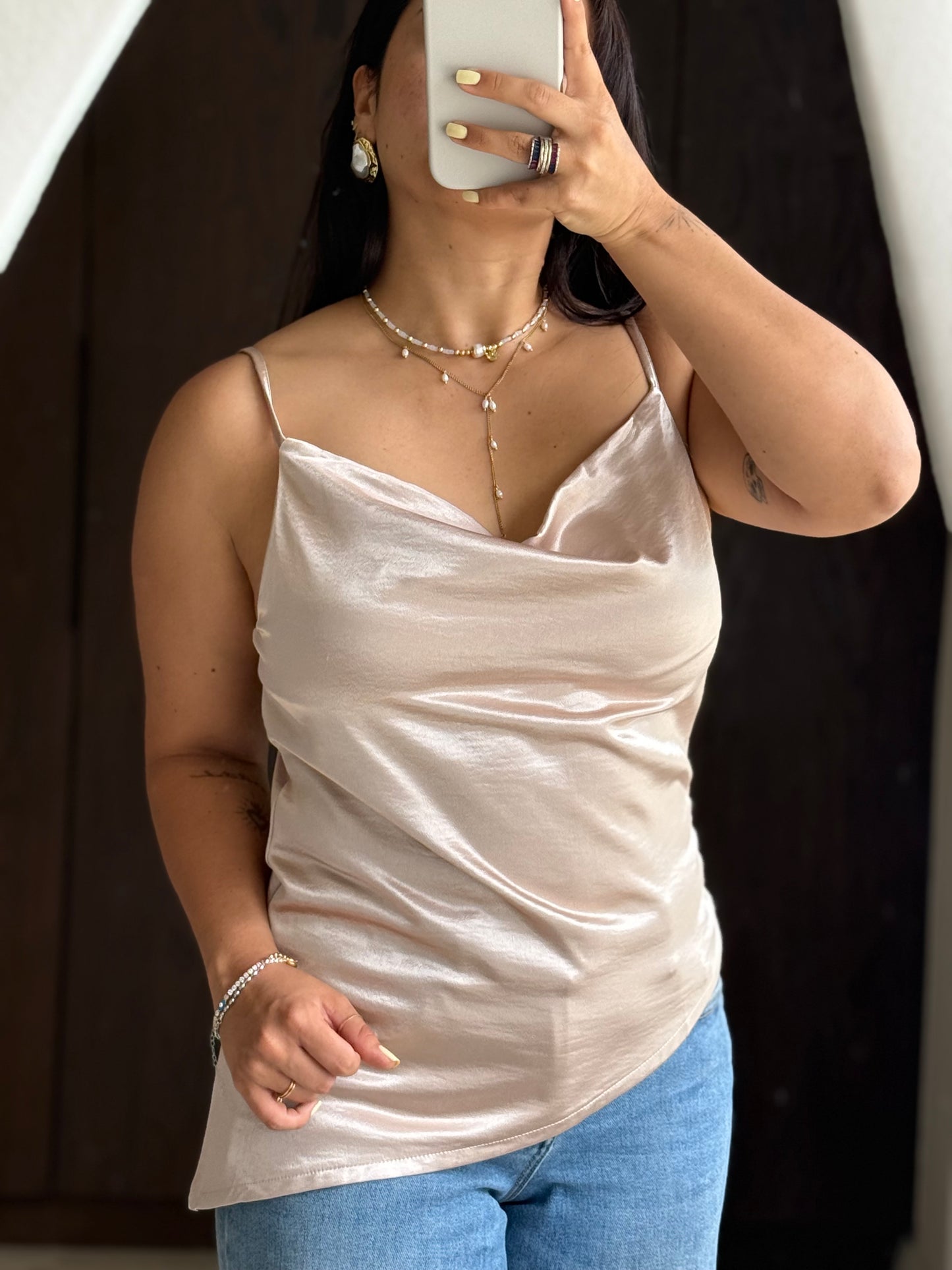 BLUSA CUELLO CAÍDO