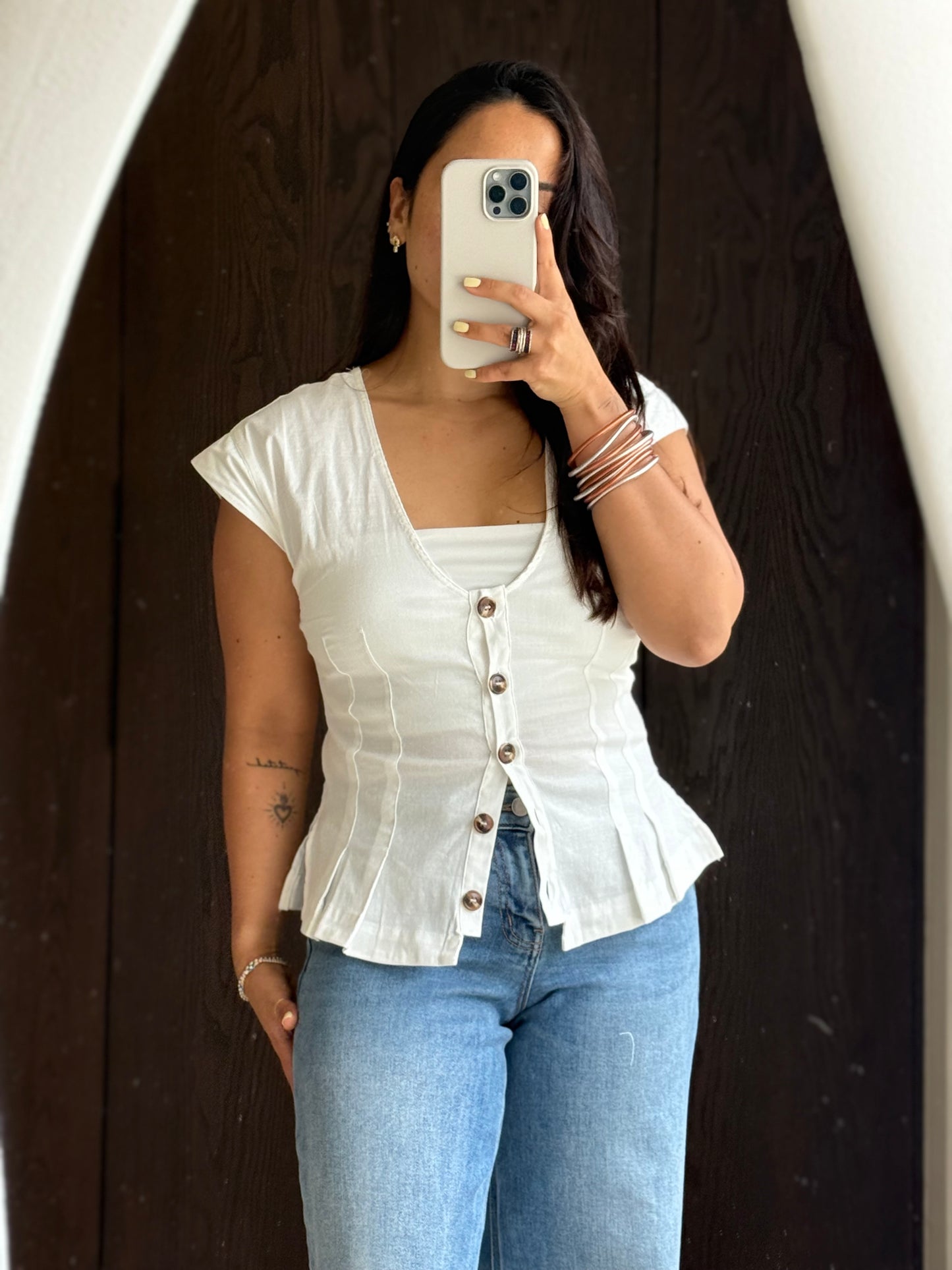 BLUSA ESTILO CHALECO