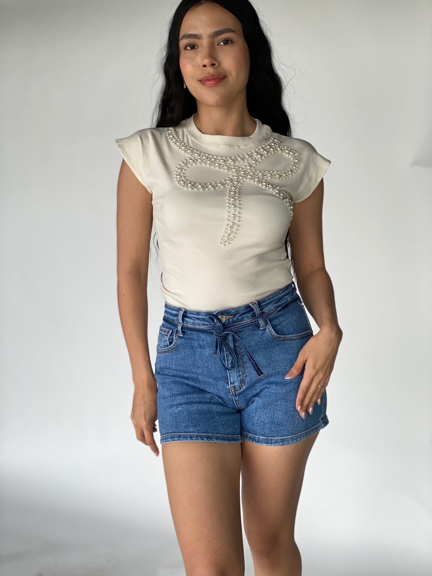 BLUSA PEDRERÍA MOÑO