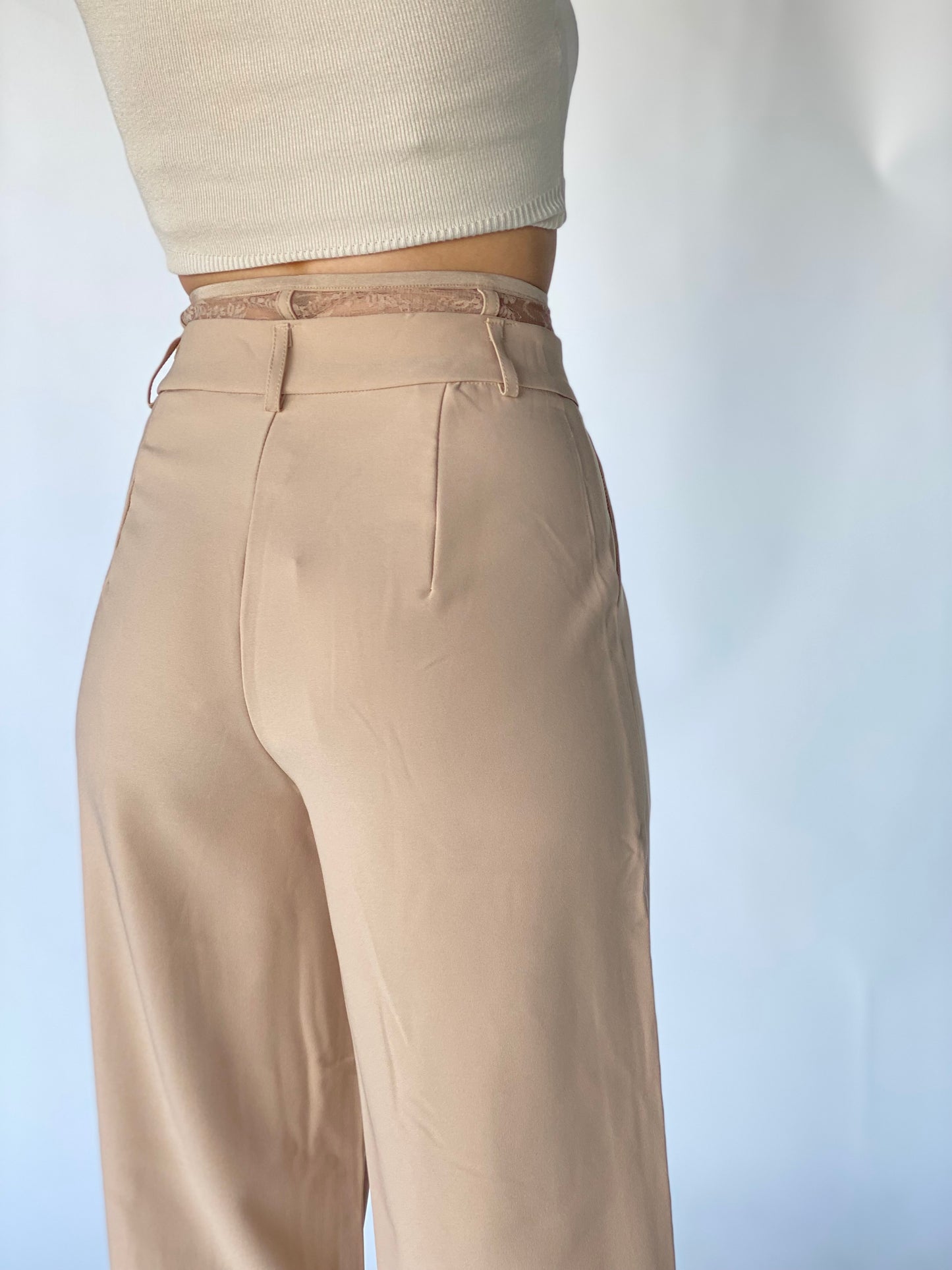 PANTALON PRETINA CON ENCAJE