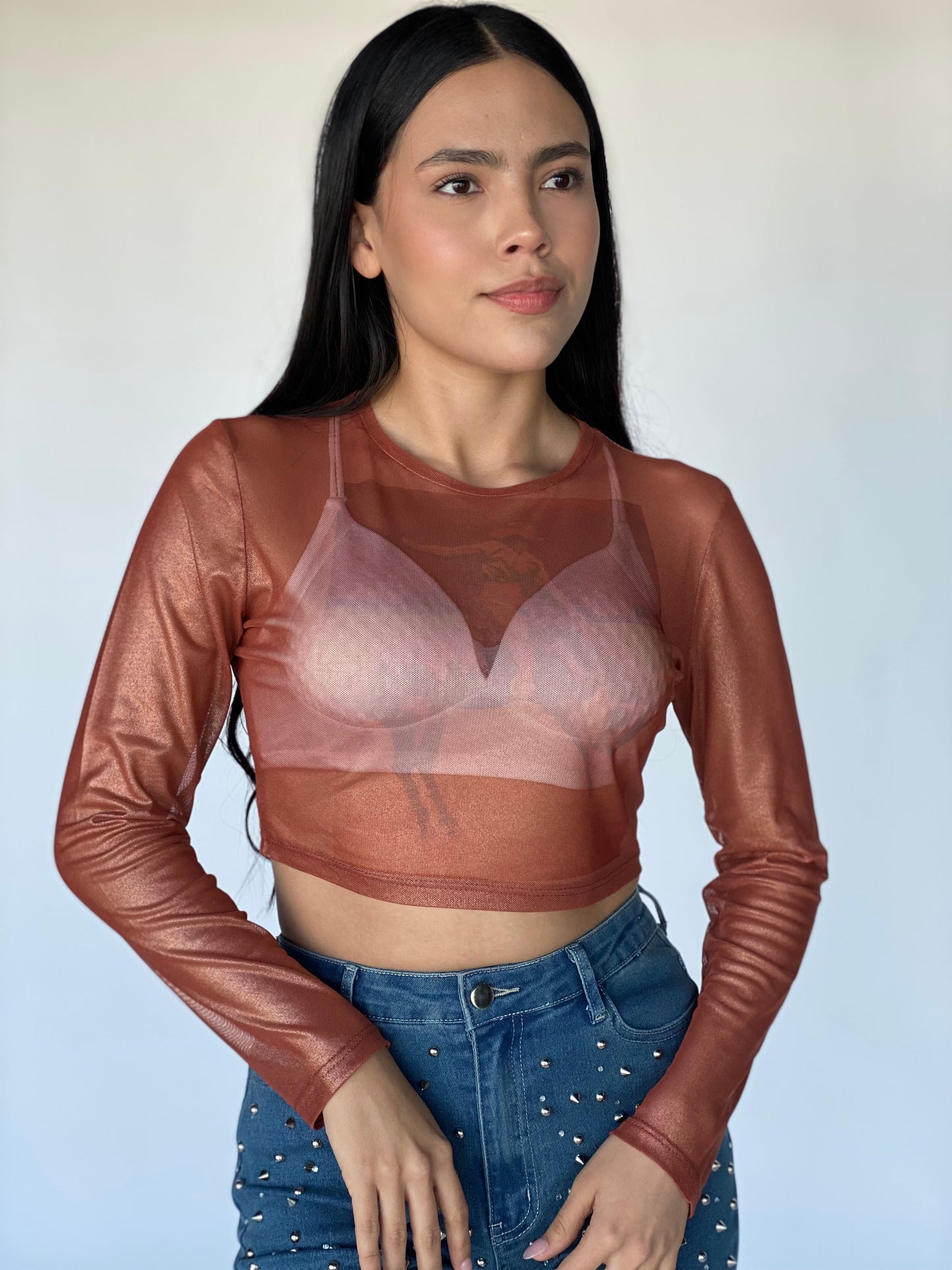 BLUSA MESH RODEO