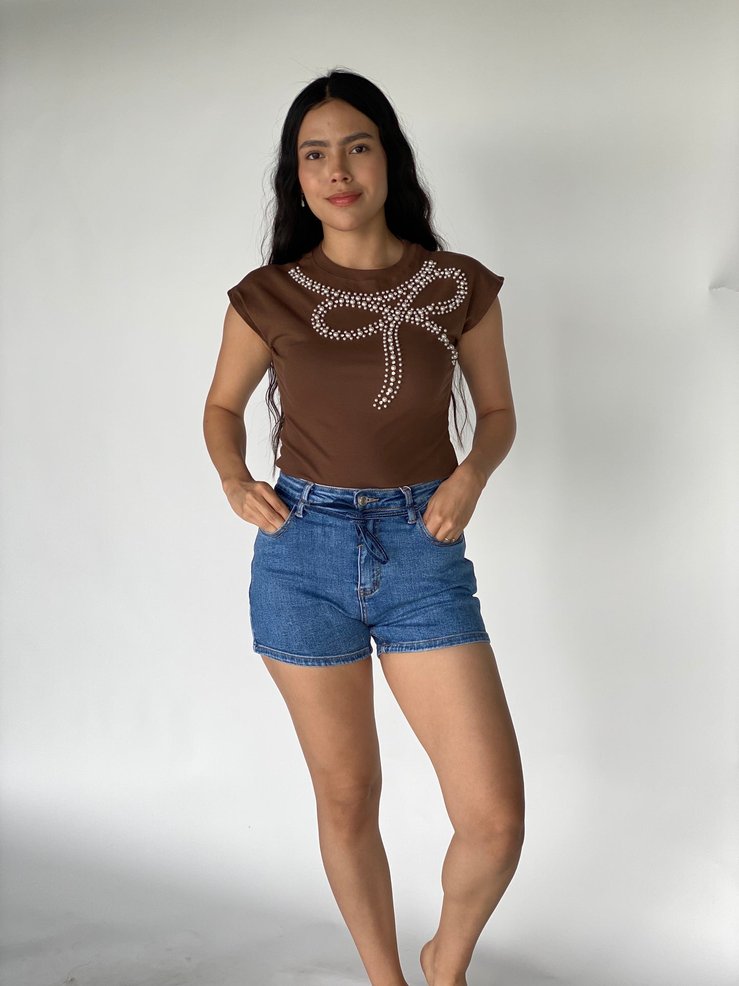 BLUSA PEDRERÍA MOÑO