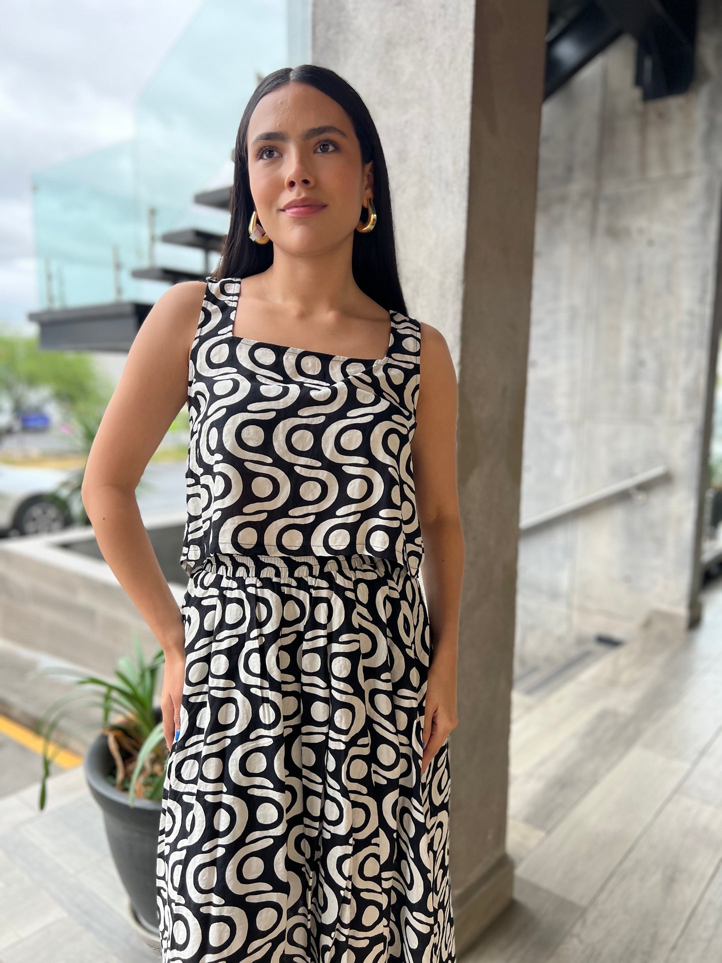SET ESTAMPADO CÍRCULOS