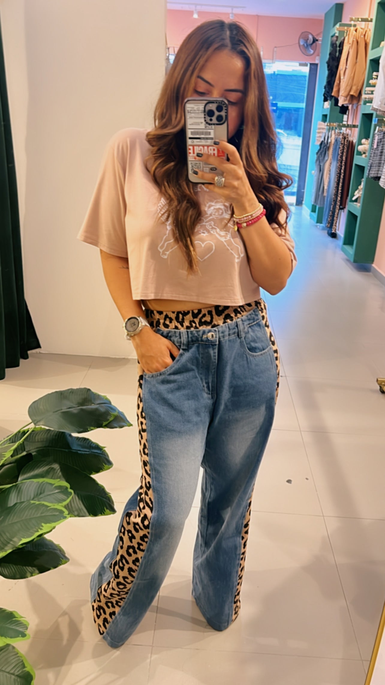 JEANS FRANJA ANIMAL PRINT