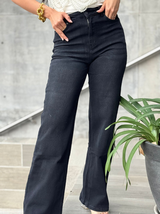 JEANS AMPLIO NEGRO