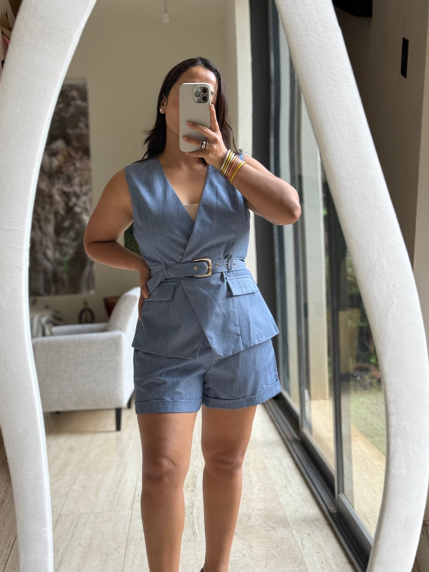 SET CHALECO/SHORT