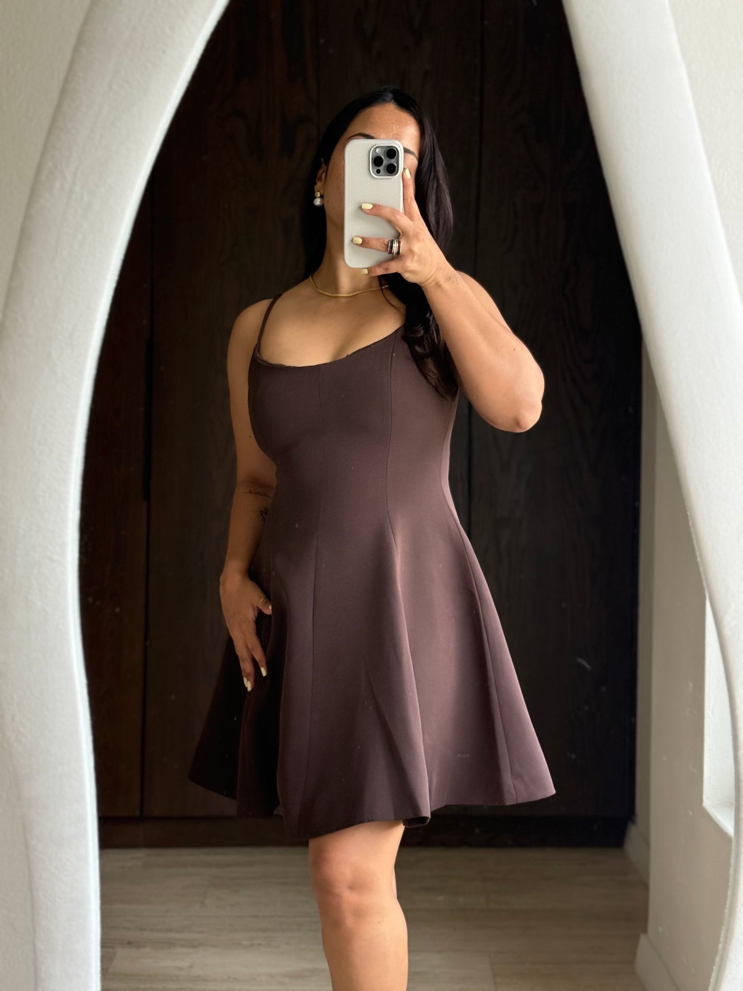 VESTIDO PINZAS TIRANTE