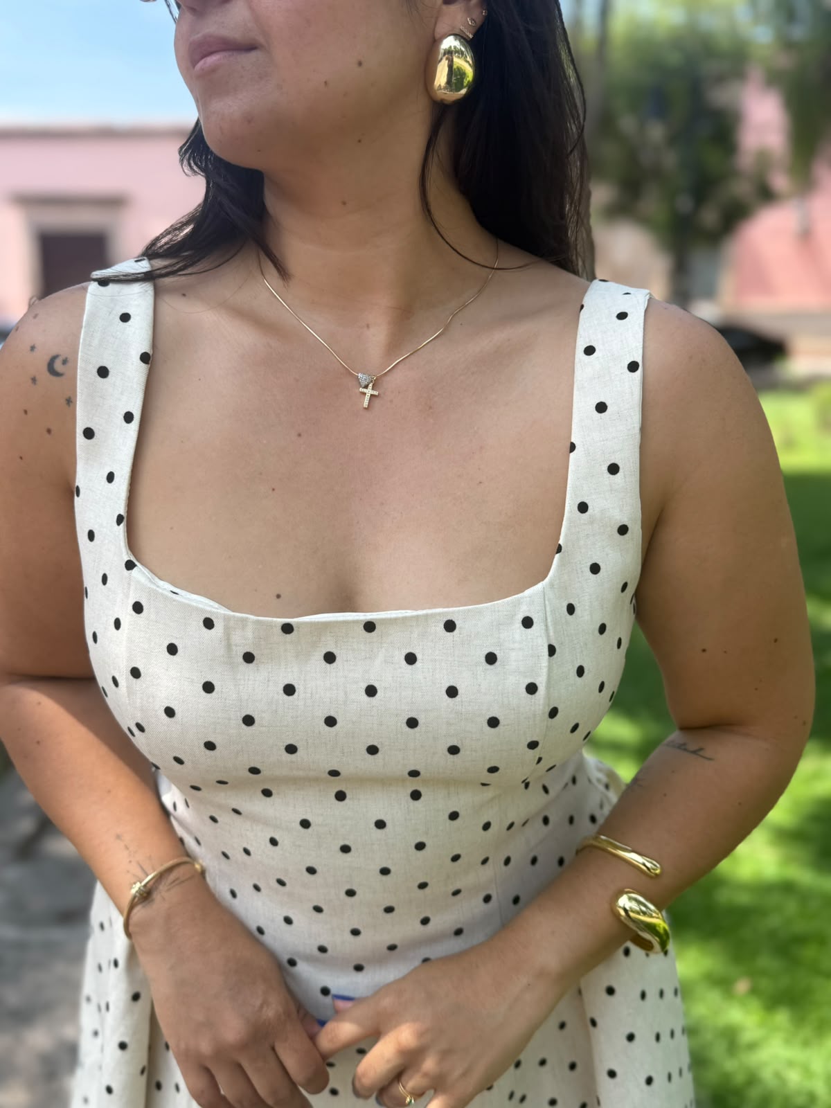 VESTIDO LINO POLKA