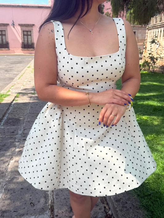 VESTIDO LINO POLKA