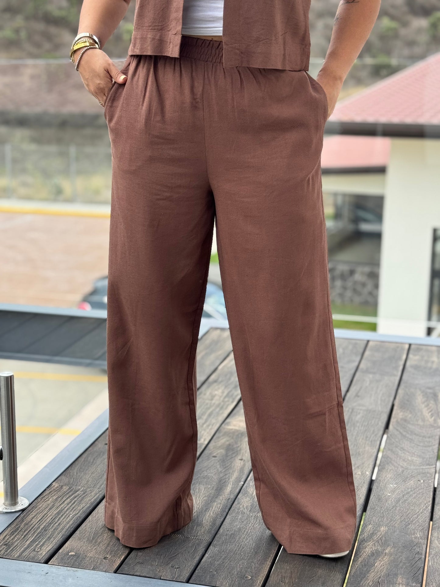 PANTALON LIGERO LINO