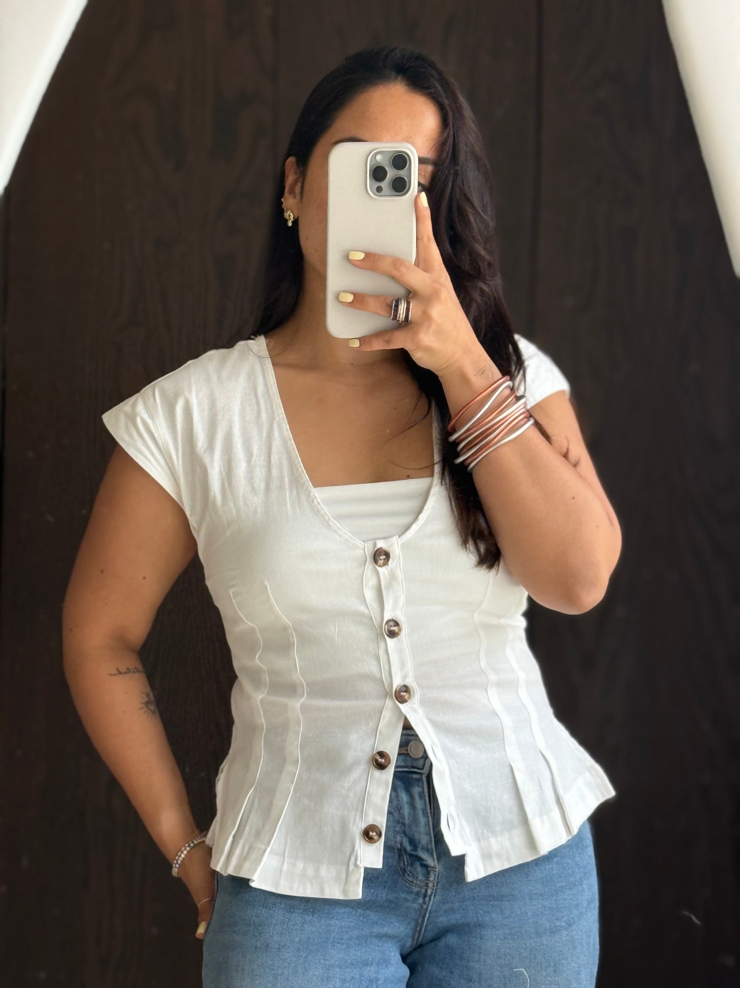 BLUSA ESTILO CHALECO