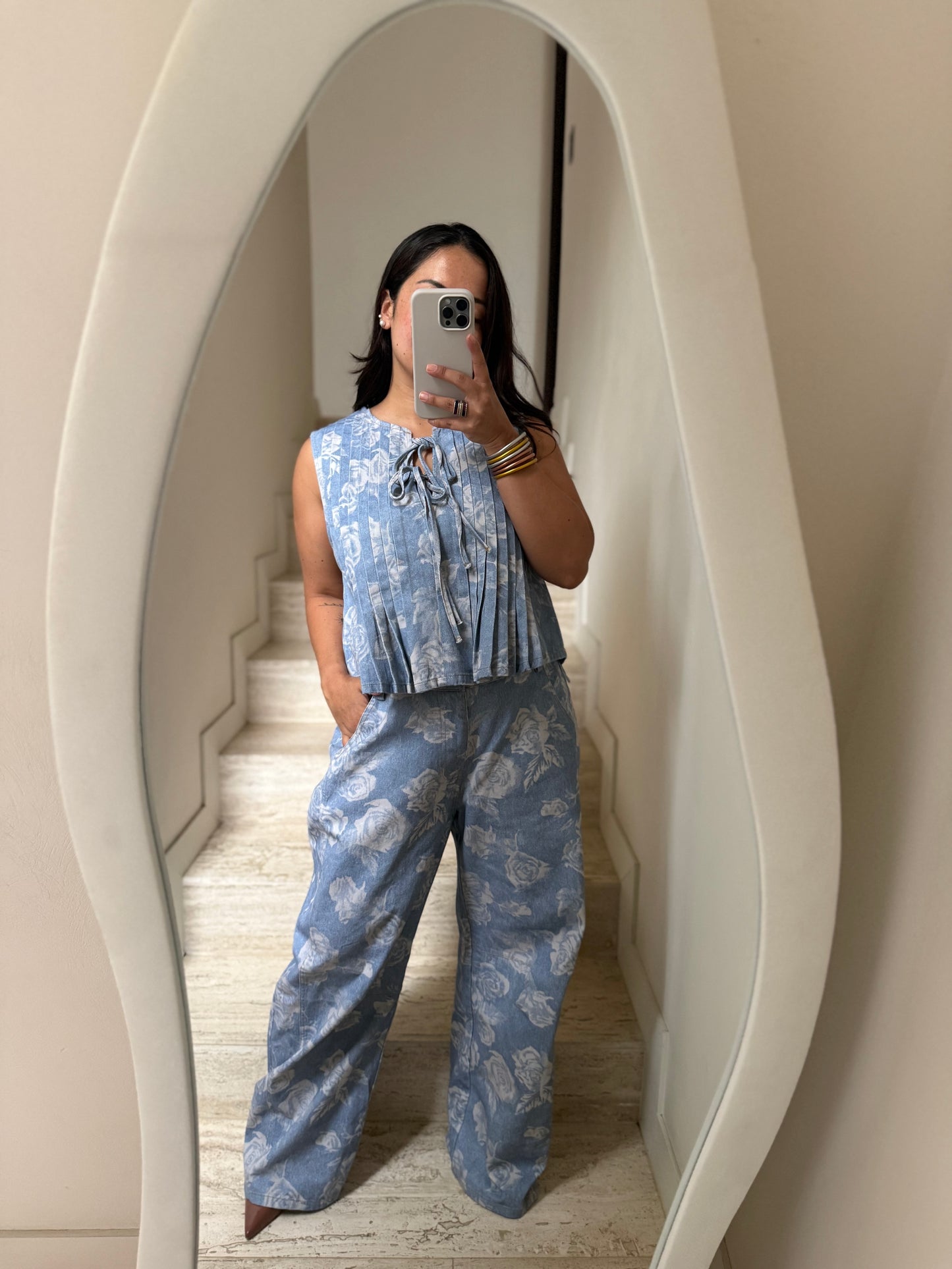 JEANS BARREL FLORES