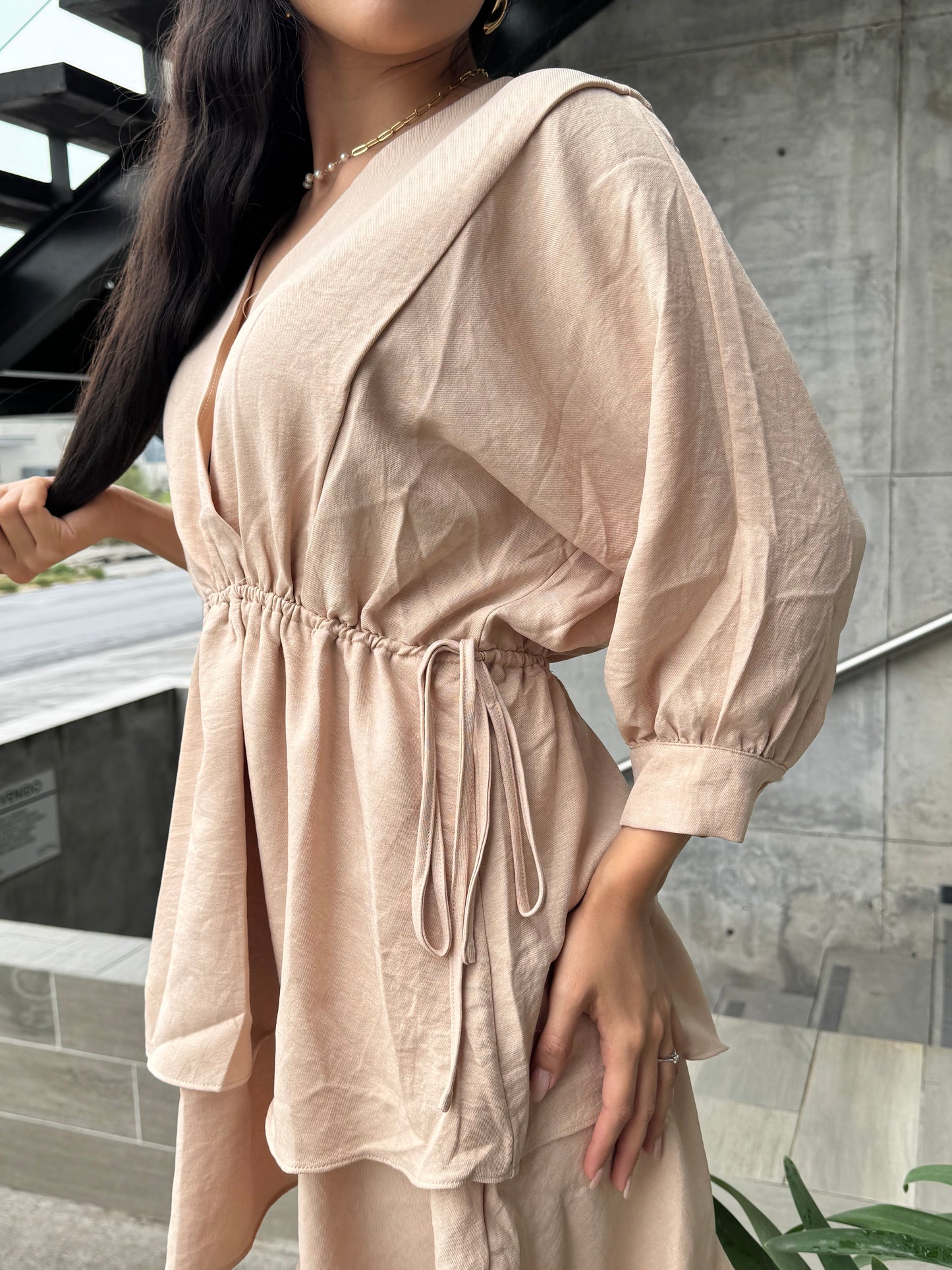 VESTIDO OLANES NUDITOS