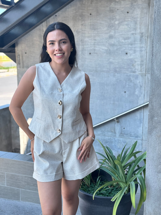 SET CHALECO/SHORT