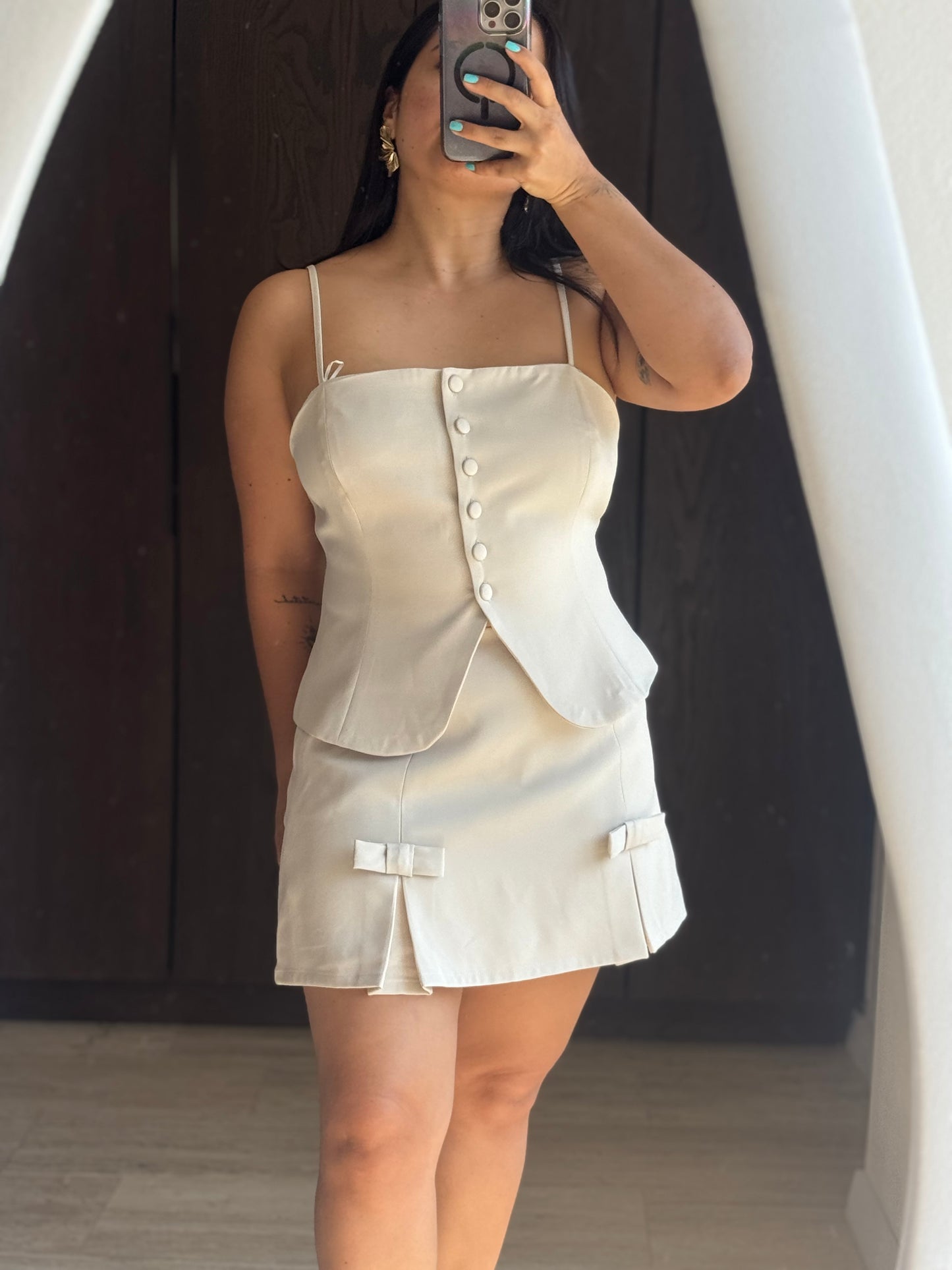 SET TOP ESTILO CHALECO