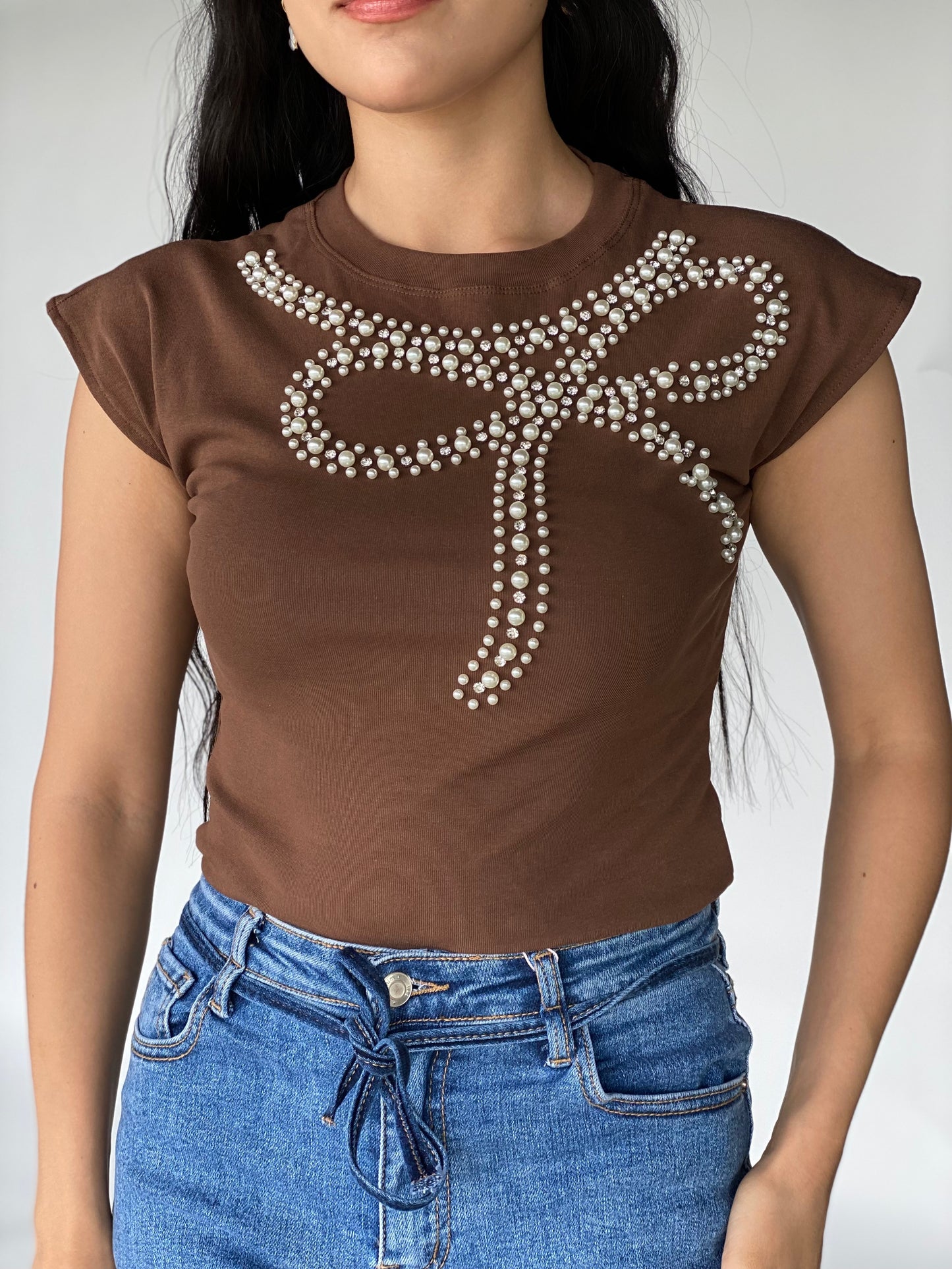 BLUSA PEDRERÍA MOÑO