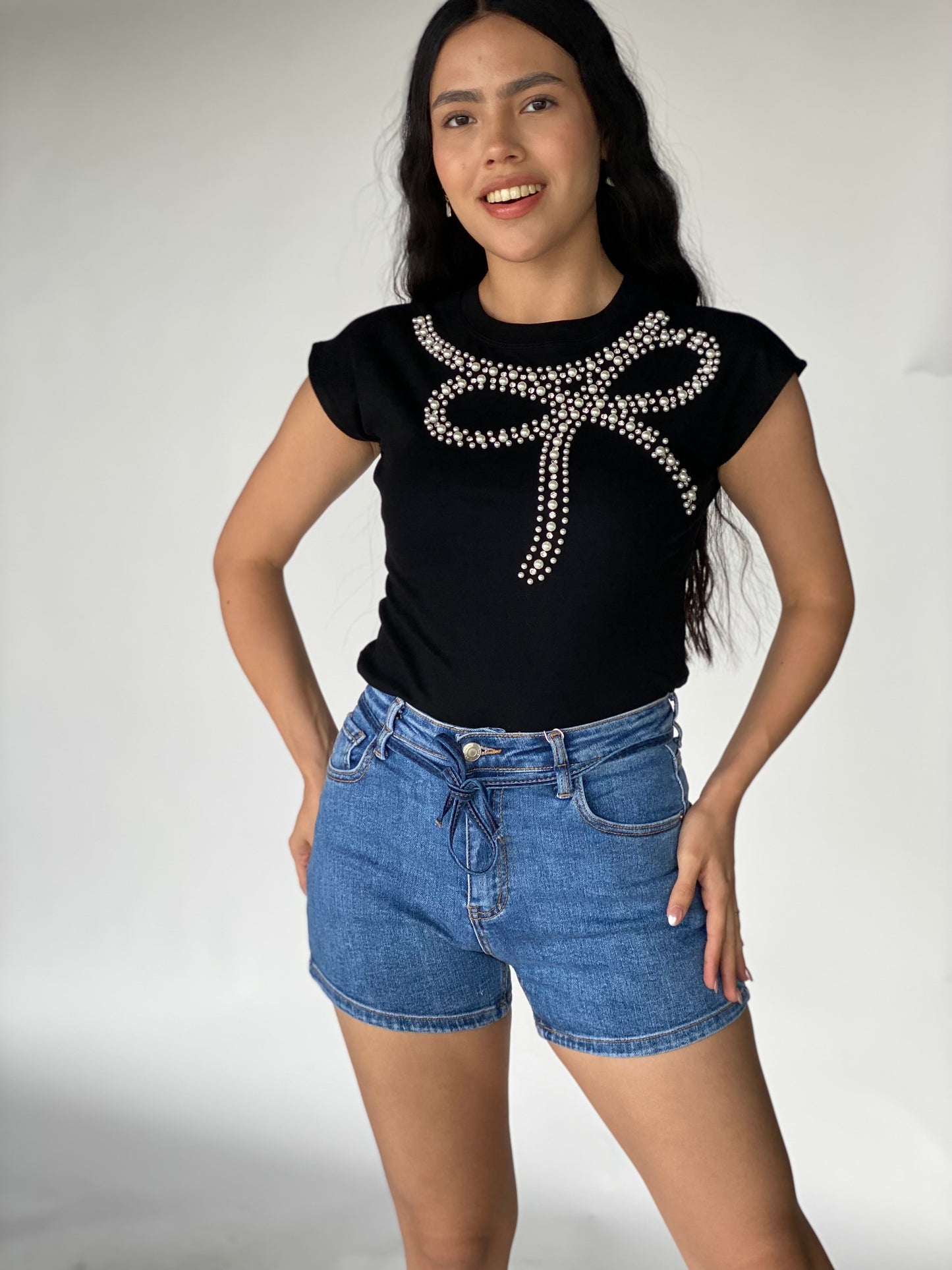 BLUSA PEDRERÍA MOÑO