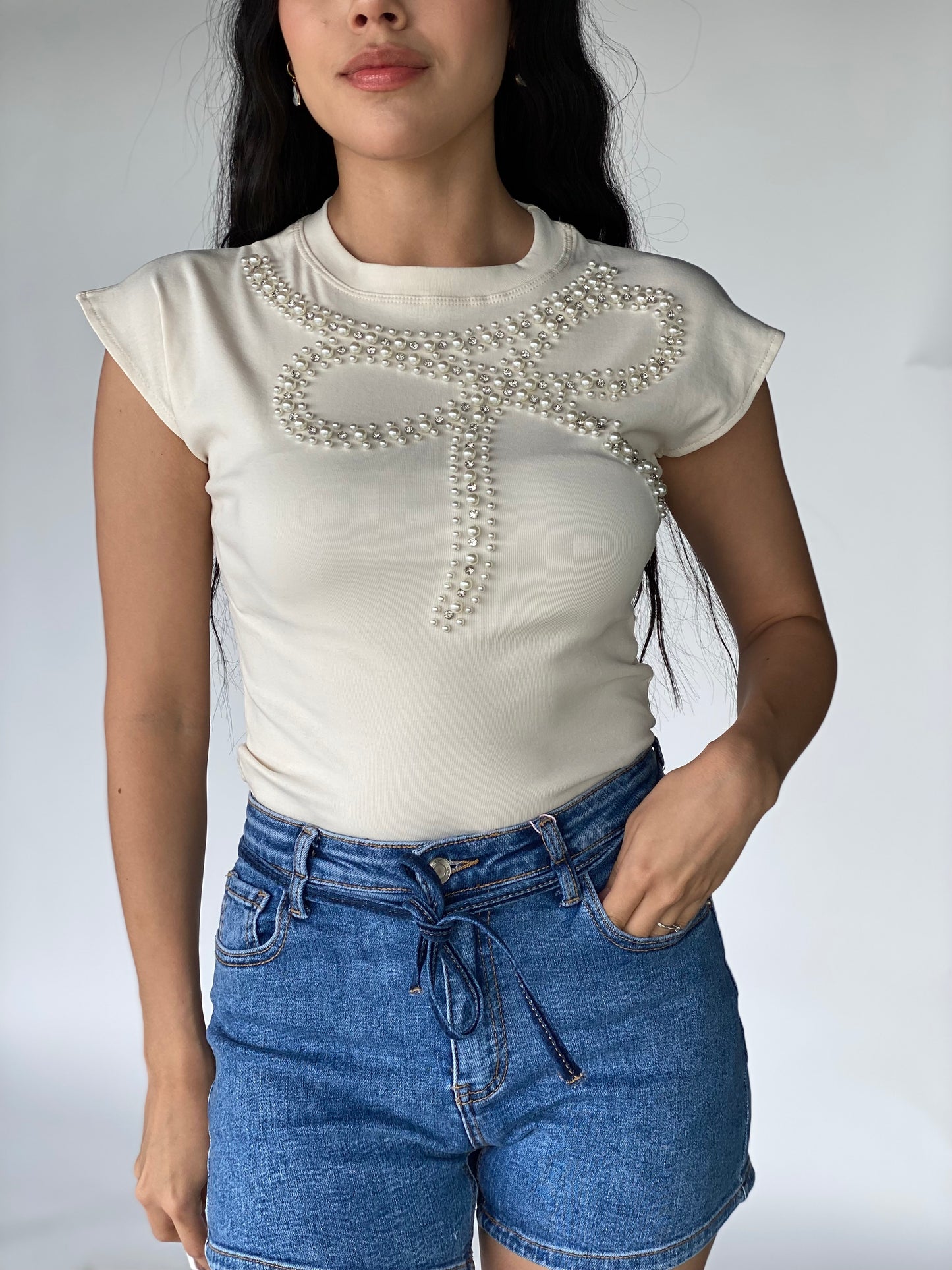 BLUSA PEDRERÍA MOÑO