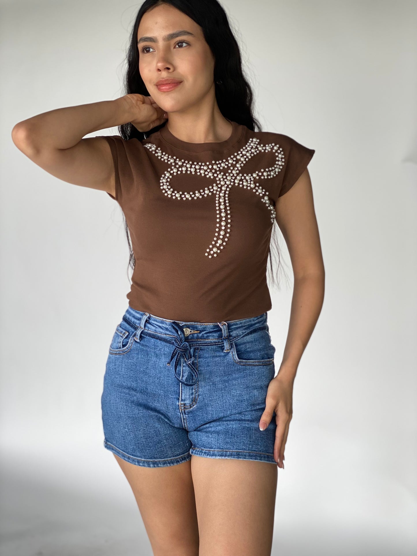 BLUSA PEDRERÍA MOÑO