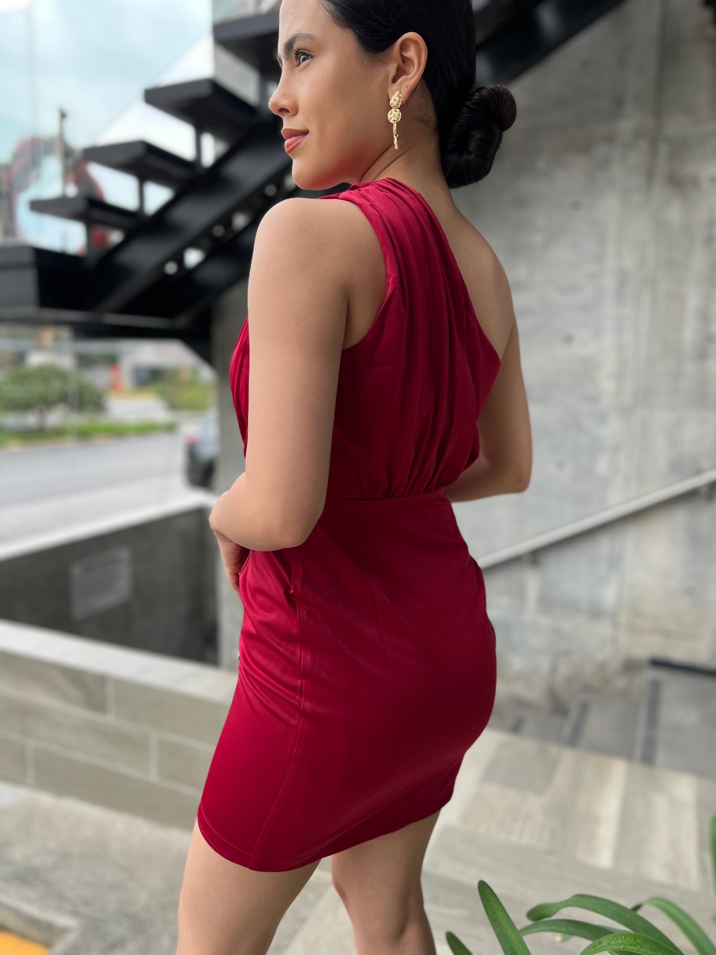 VESTIDO VINO